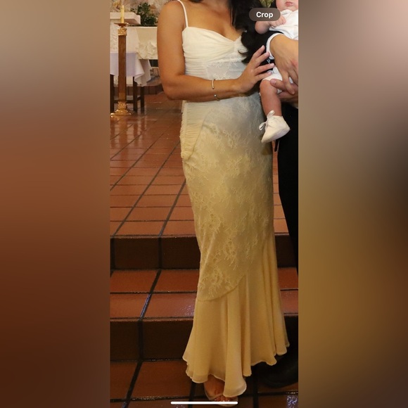 House of CB Felicia Lace Inset Mermaid Gown - Picture 6 of 8